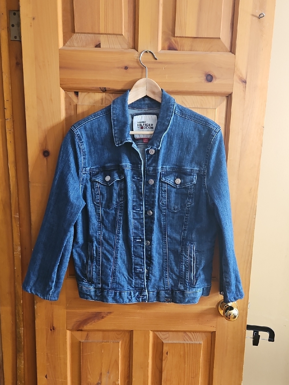 Tommy Hilfiger Blue Denim Jacket with Chest Pockets
